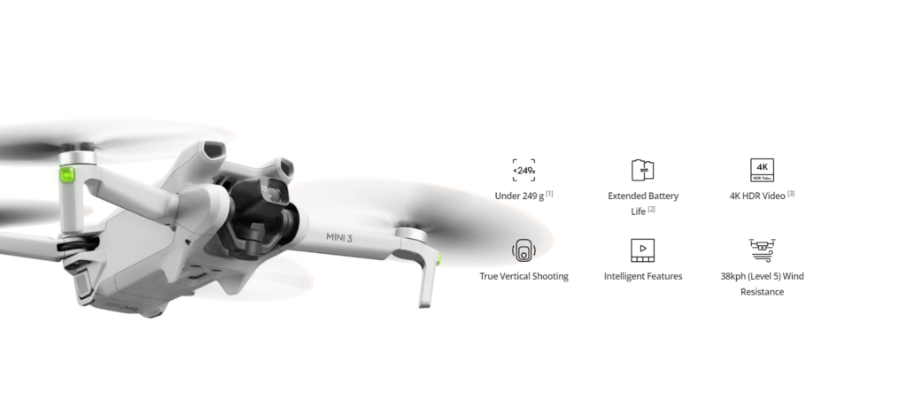 dji mini 3 specs