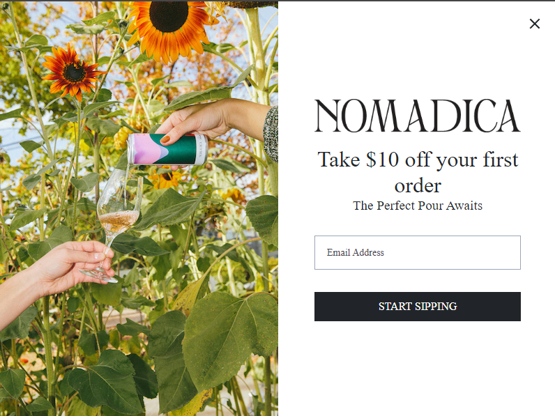 nomadica wine sale